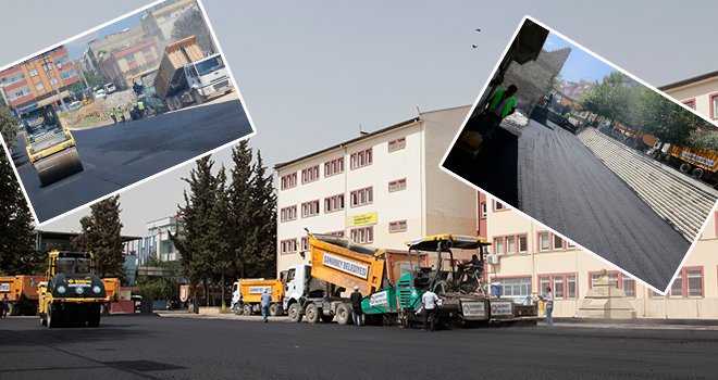 ASFALT ÇALIŞMALARINA DEVAM