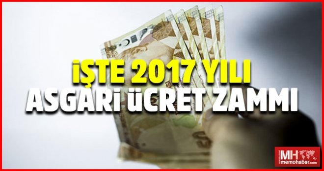 ASGARİ ÜCRET AÇIKLANDI