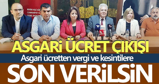Asgari ücretten vergi ve kesintilere son verilsin