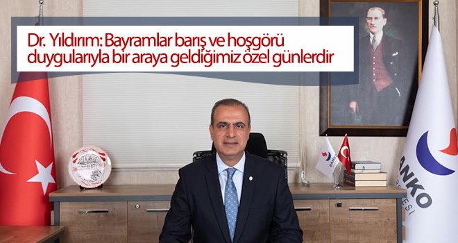 ASİD Başkanı Dr. Yıldırım'dan Kurban mesajı
