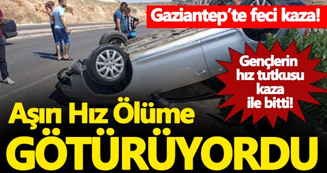 Aşırı hız ölüme götürüyordu !