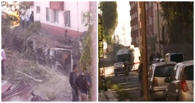 ASKERİ ARACA BOMBALI SALDIRI 20 YARALI