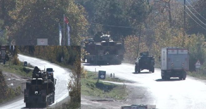 ASKERİ HAREKETLİLİK: ZIRHLI ARAÇLAR SINIRDA