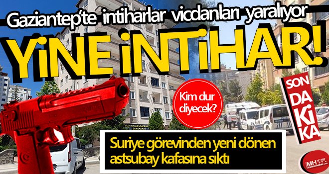 Astsubay beylik tabancasıyla intihar etti