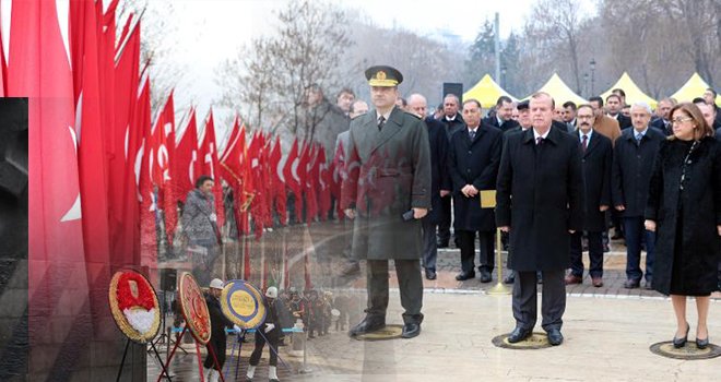 Atatürk’ün Gaziantep’e gelişinin yıldönümü kutlandı