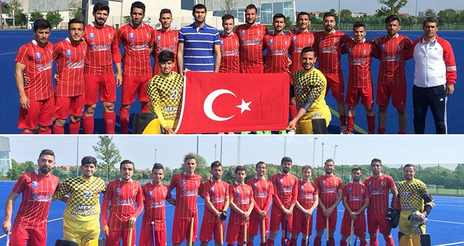 Avrupa’da Gaziantepli hokeyciler rüzgarı