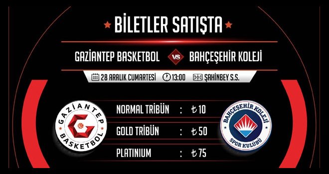 Bahçeşehir Koleji maçının bilet fiyatları belli oldu