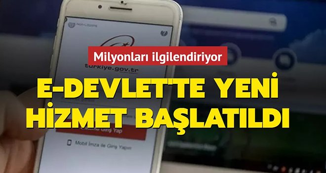 Bakan Derya Yanık duyurdu: Başvurular e-Devlet'ten yapılacak