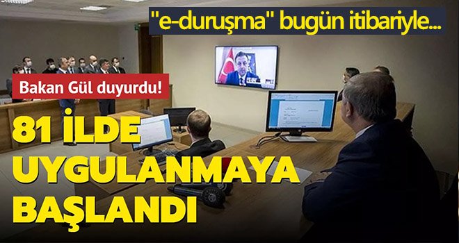 Bakan Gül duyurdu! 81 ilde uygulanmaya başlandı