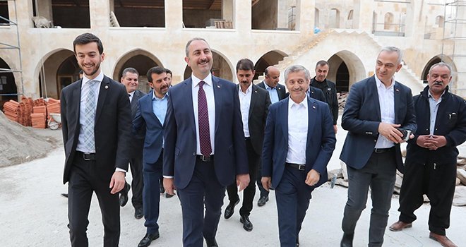 Bakan Gül, Mecidiye Hanı inceledi