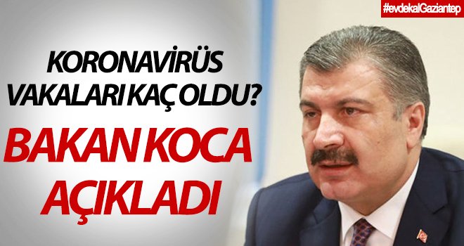 Bakan Koca açıkladı! 37 kişi hayatını kaybetti