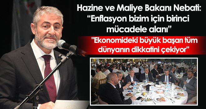 Bakan Nebati, 2. Türk Arap İş Zirvesi’nin gala yemeğinde konuştu