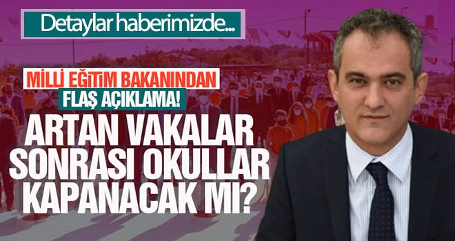 Bakan Özer'den önemli açıklamalar...