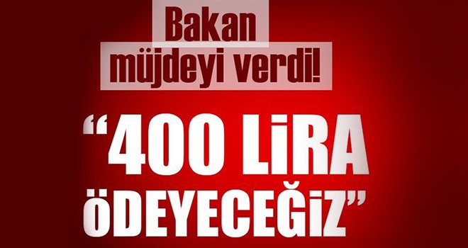 Bakan Sarıeroğlu'ndan müjde! "400 TL bakım desteği vereceğiz"