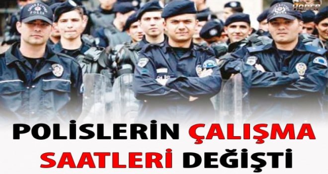 Bakan Soylu Açıkladı: Polislerin çalışma saatleri değişti