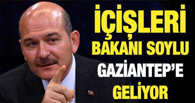Bakan Soylu açılışlar yapmak üzere geliyor