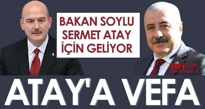 Bakan Soylu'dan Atay'a vefa 