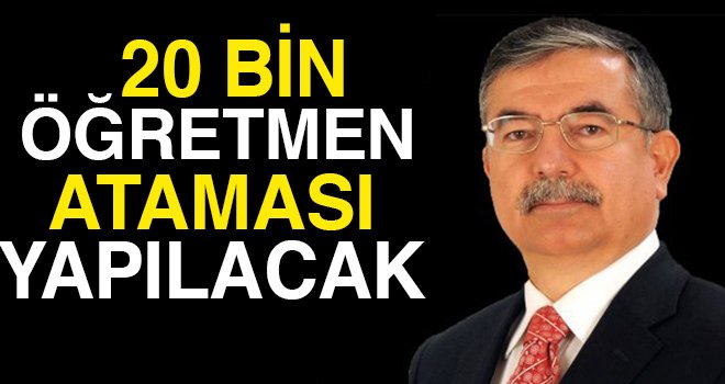 Bakan Yılmaz'dan öğretmen atama açıklaması