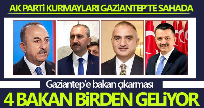 Bakanların Gaziantep yolculuğu bitmiyor 
