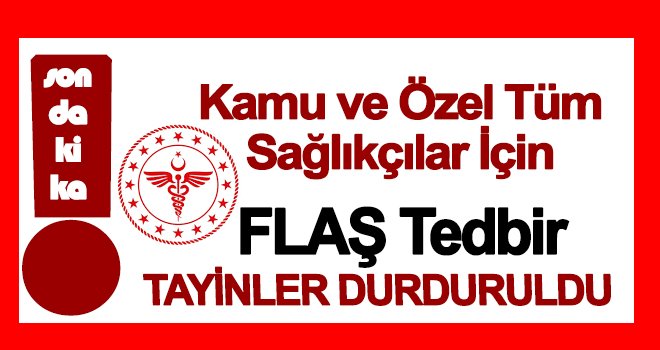 Bakanlık açıkladı: Sağlıkçılar için flaş karar!