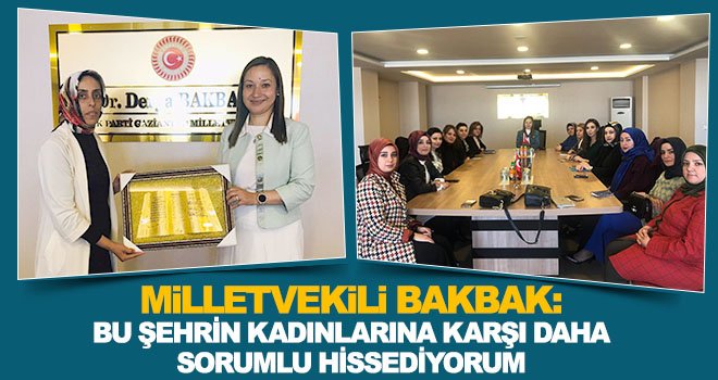 Bakbak, AK Parti kadın kolları ile el ele verdi