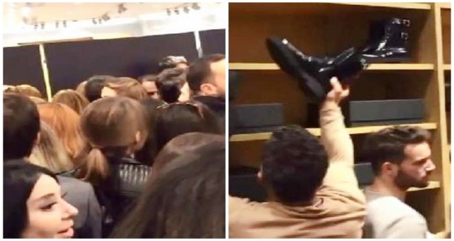 BAKIN ÜNLÜLER MAĞAZADA BİRBİRİNİ NİÇİN EZDİ