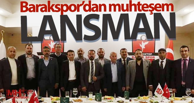 Barakspor’dan muhteşem lansman