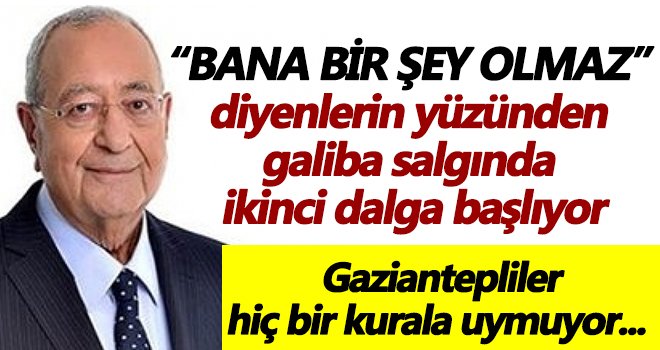 Barlas: Salgında ikinci dalga başlıyor...