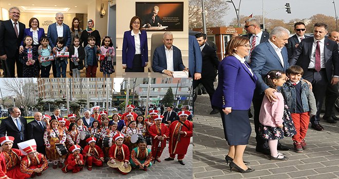 Başbakan Yıldırım'dan Başkan Şahin'e övgü