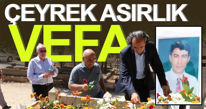 Basın şehidi Kemal Bağcı mezarı başında anıldı