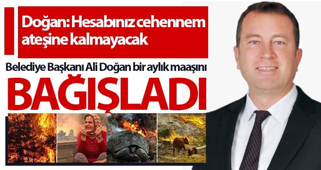 Başkan Doğan'dan alkışlanacak hareket… 