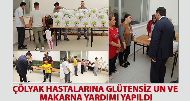 Başkan Fadıloğlu'ndan çölyak hastalarına yardım