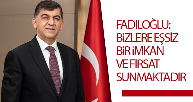 Başkan Fadıloğlu'ndan Kadir Gecesi mesajı