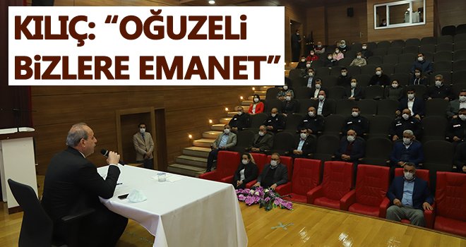Başkan Kılıç personellerle istişare toplantısı yaptı