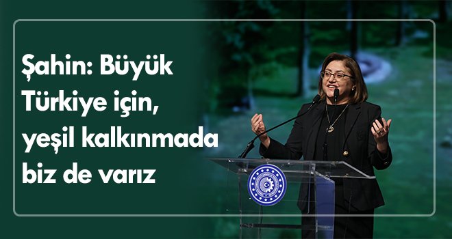 Başkan Şahin Eko İklim Zirvesinde konuştu