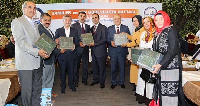 BAŞKAN TAHMAZOĞLU İMAMLARLA BİR ARAYA GELDİ