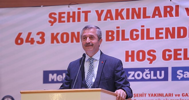 Şahinbey'den şehit ve gazi yakınlarına konut müjdesi