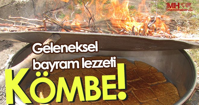 Bayram kömbeleri taş ocaklarda, iki sac arasında pamuk çalısı ile pişiriliyor