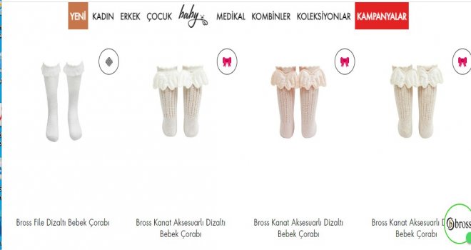 Bebek Dizaltı Çorap