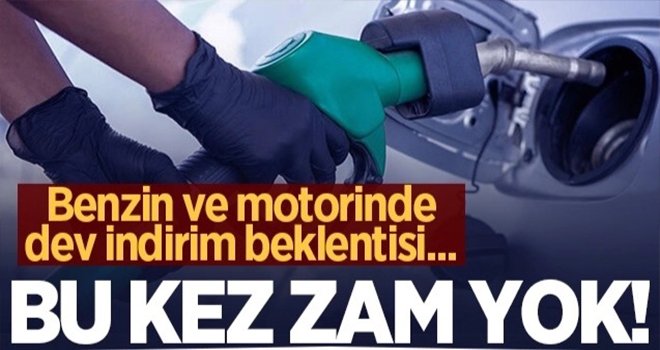 Benzin ve motorinde indirim beklentisi