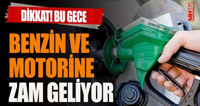 Benzin ve motorine rekor zam!