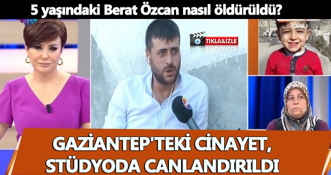 Beratın vurulma şekli stüdyoda canlandırıldı!