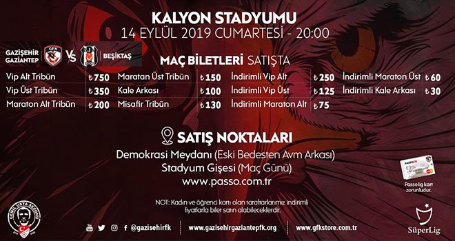 Beşiktaş maçı biletleri satışa çıkıyor