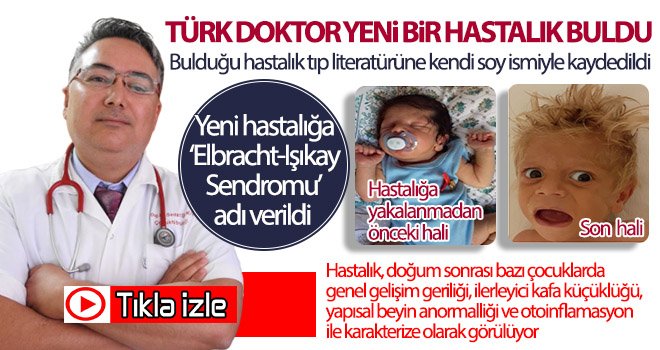 Bir hastalığa ismi verilen beşinci Türk doktor Doç. Dr. Sedat Işıkay oldu 