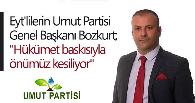 Bozkurt; Hükümet baskısıyla önümüz kesiliyor