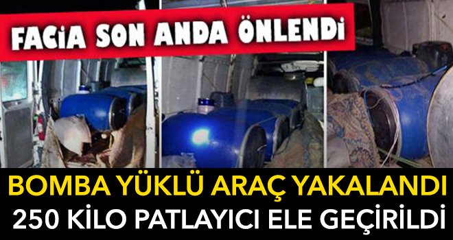 Büyük facia son anda önlendi! Patlayıcı ele geçirildi
