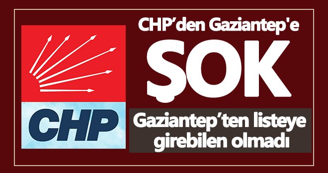 Büyük Şok! Gaziantep’in adı yine yok