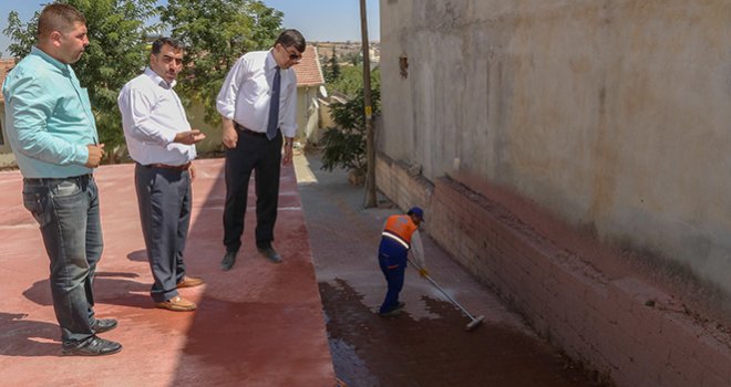 BÜYÜKPINAR SOSYAL TESİS İNŞAATINI İNCELEDİ