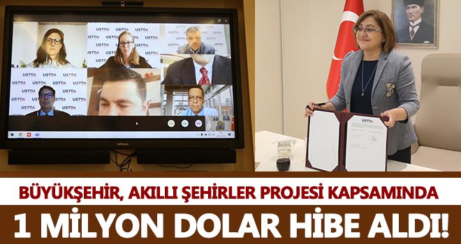 Büyükşehir, akıllı şehirler projesi kapsamında 1 milyon dolar hibe aldı