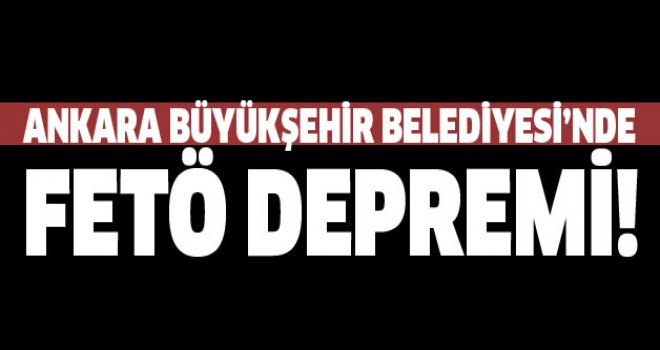 Büyükşehir Belediyesi’ne FETÖ operasyonu